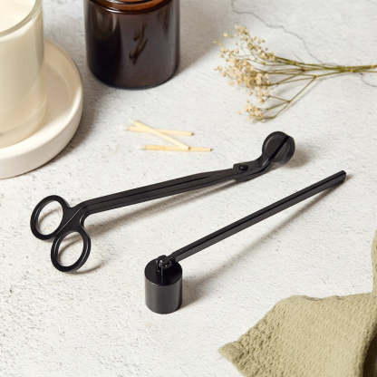 Candle Wick Trimmer and Snuffer Set - Candle Care Accessories