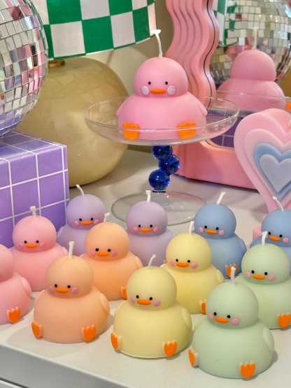 Mini Chubby Ducky Candle| Chubby Duck| Funky Bear Candle| Cute Candle| Unique Gift| Cool Candle| Duck lover gift | Duck Candle