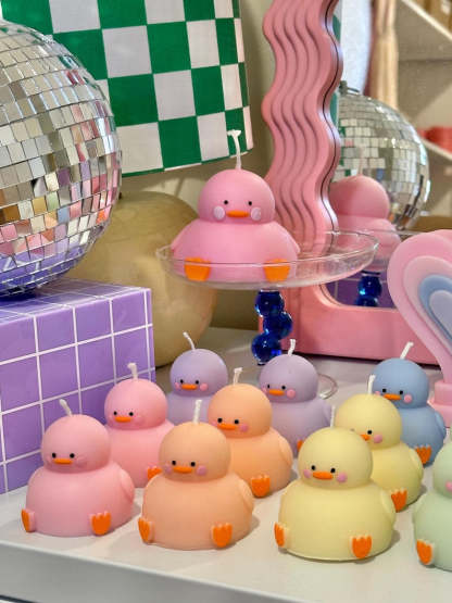 Mini Chubby Ducky Candle| Chubby Duck| Funky Bear Candle| Cute Candle| Unique Gift| Cool Candle| Duck lover gift | Duck Candle