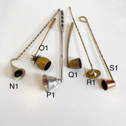 Vintage Brass Candle Snuffer: Fire Extinguisher, Various Styles