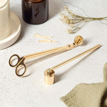 Candle Wick Trimmer and Snuffer Set - Candle Care Accessories