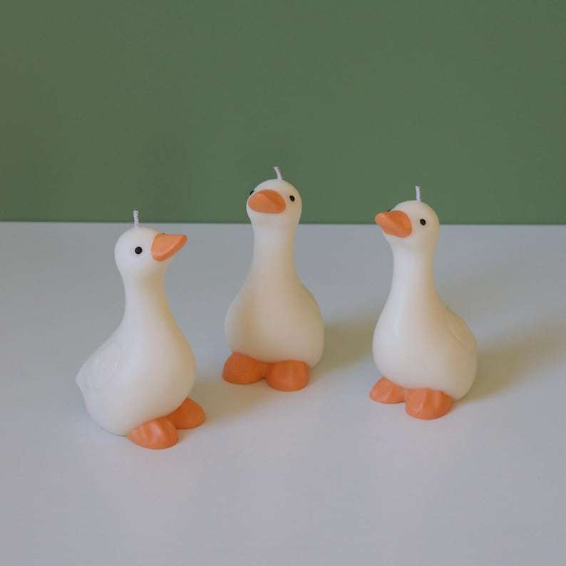 Silly Goose Soy Candle/ Cute Goose Farm Decor/ Silly Goose On The Loose