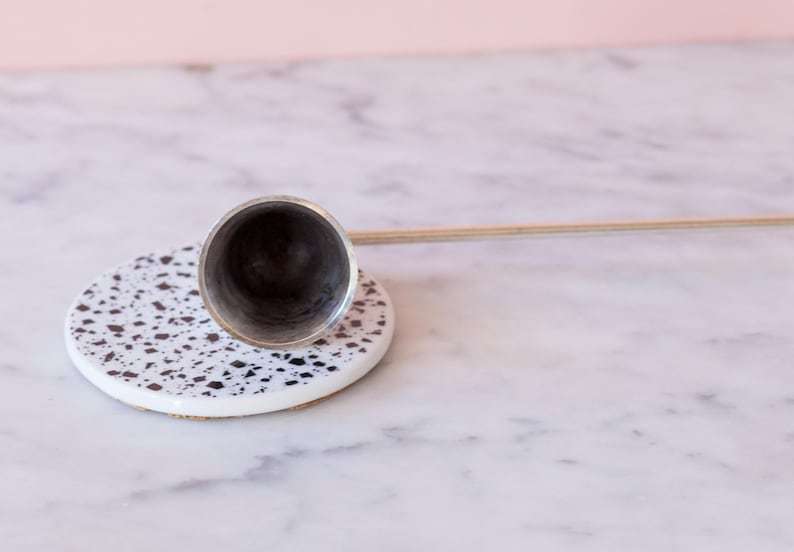 Silver Toned Candle Snuffer - Hinged Cone Shaped Candle Extinguisher - Vintage Silver Holiday Decor - Altar Tools - Witchy Accessories