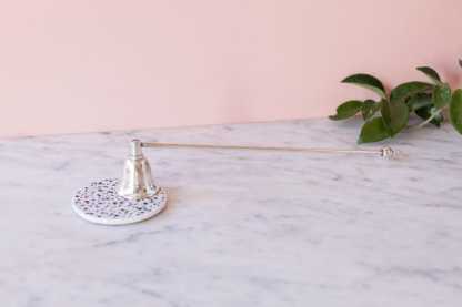 Silver Toned Candle Snuffer - Hinged Cone Shaped Candle Extinguisher - Vintage Silver Holiday Decor - Altar Tools - Witchy Accessories