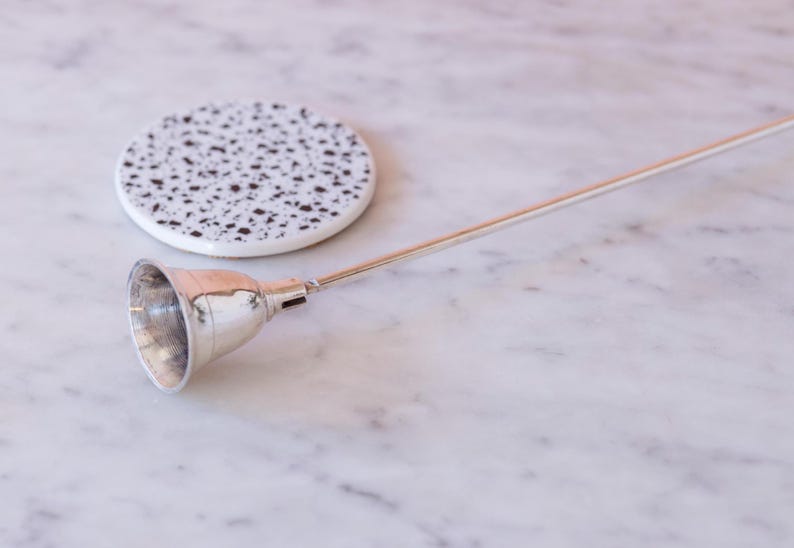 Silver Toned Candle Snuffer - Hinged Cone Shaped Candle Extinguisher - Vintage Silver Holiday Decor - Altar Tools - Witchy Accessories