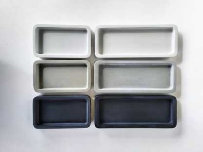 Handmade Concrete Tray – Minimalist Decorative Tray for Bottles, Candles, Jewelry, Keys – Modern Tray, Countertop Organizer, Home Decor Gift