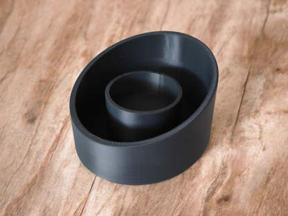 Modern Asymmetrical Candle Holder – Sculptural Glow, Minimalist Form