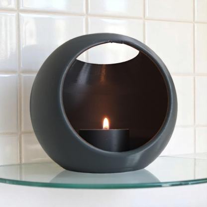 Modern Hollow Candle Holder – Soft Glow, Sculptural Warmth