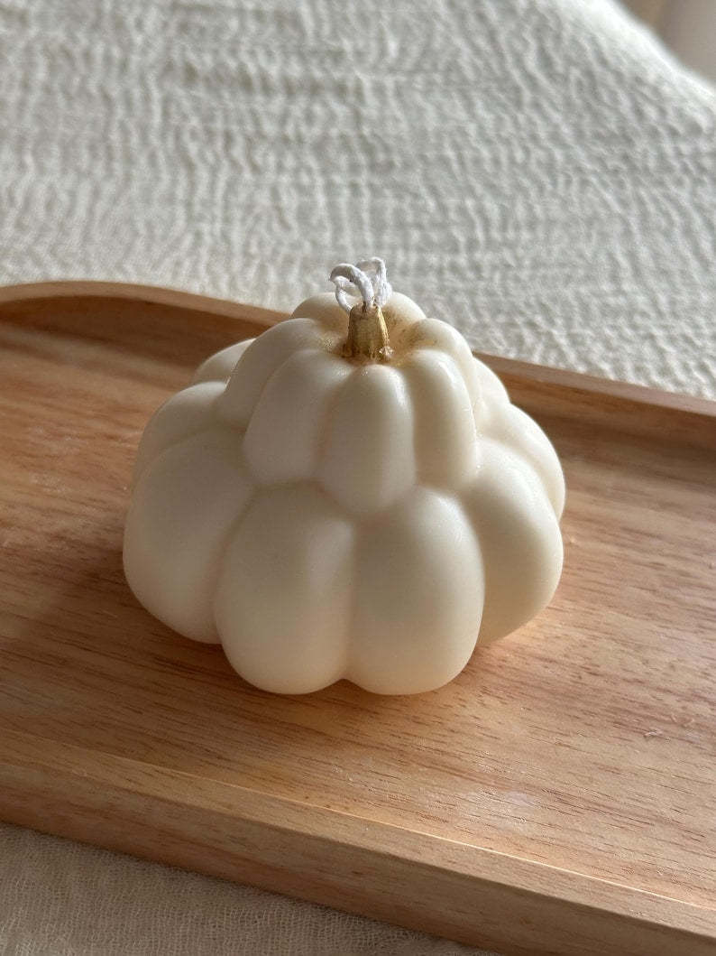 Mr. Big Pumpkin Candle Eco-Friendly Olive Wax Autumn Decor Fall Gift Cozy Home Accent