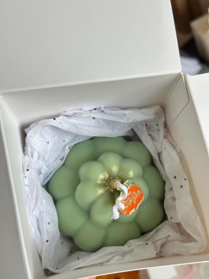 Mr. Big Pumpkin Candle Eco-Friendly Olive Wax Autumn Decor Fall Gift Cozy Home Accent