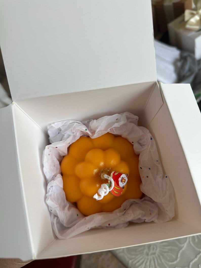 Mr. Big Pumpkin Candle Eco-Friendly Olive Wax Autumn Decor Fall Gift Cozy Home Accent