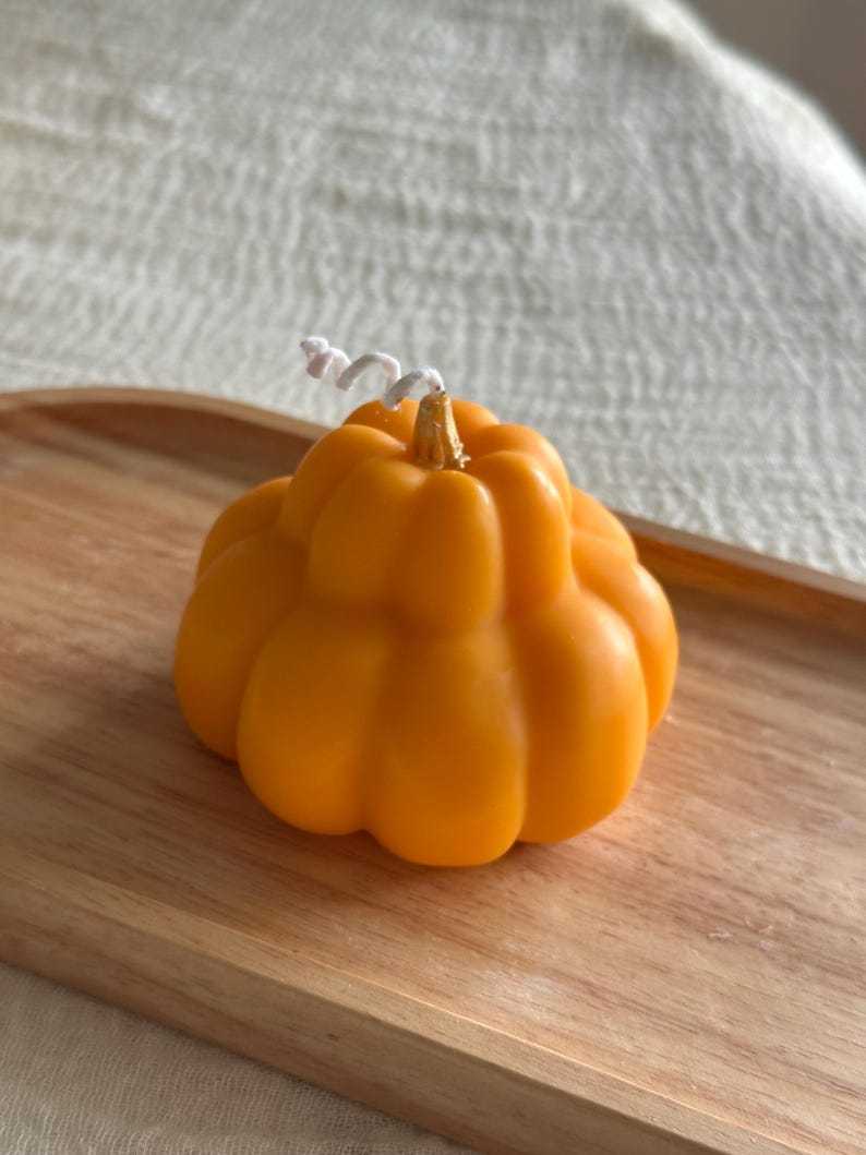 Mr. Big Pumpkin Candle Eco-Friendly Olive Wax Autumn Decor Fall Gift Cozy Home Accent