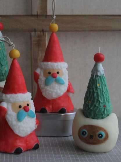 Handmade Christmas Scented Candle, Soy Wax Candle Gift Set, Christmas Gift for Her, Festive Home Décor, Gift for Friends