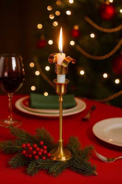 Automatic Candle Snuffer & Wick Trimmer | American Solid Brass Design | Home Safety Décor