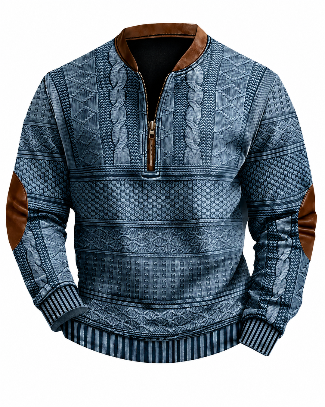 promotion-50-off--men’s-vintage-western-wool-zip-pullover