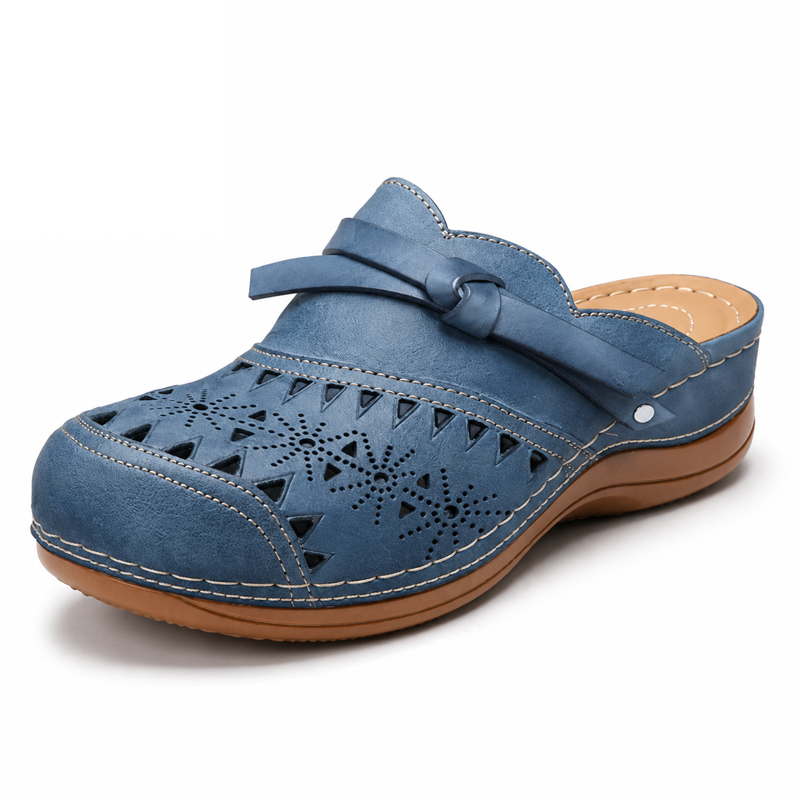 Last day 70% off-Women’s Bowknot Wedge Sandals – Arch Support & Everyday Comfort