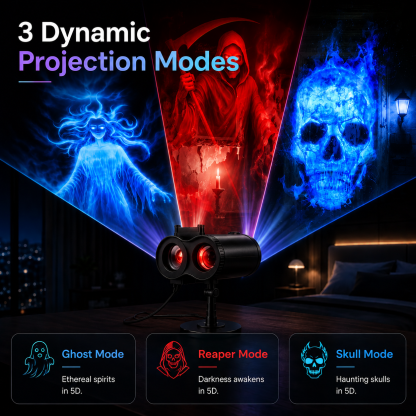 🎃5D High-Definition Halloween Projector