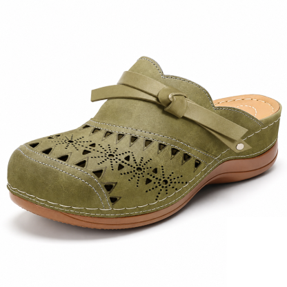 Last day 70% off-Women’s Bowknot Wedge Sandals – Arch Support & Everyday Comfort