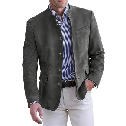 ⏰Promotion 50% OFF -New Men’s Vintage Suede Jacket