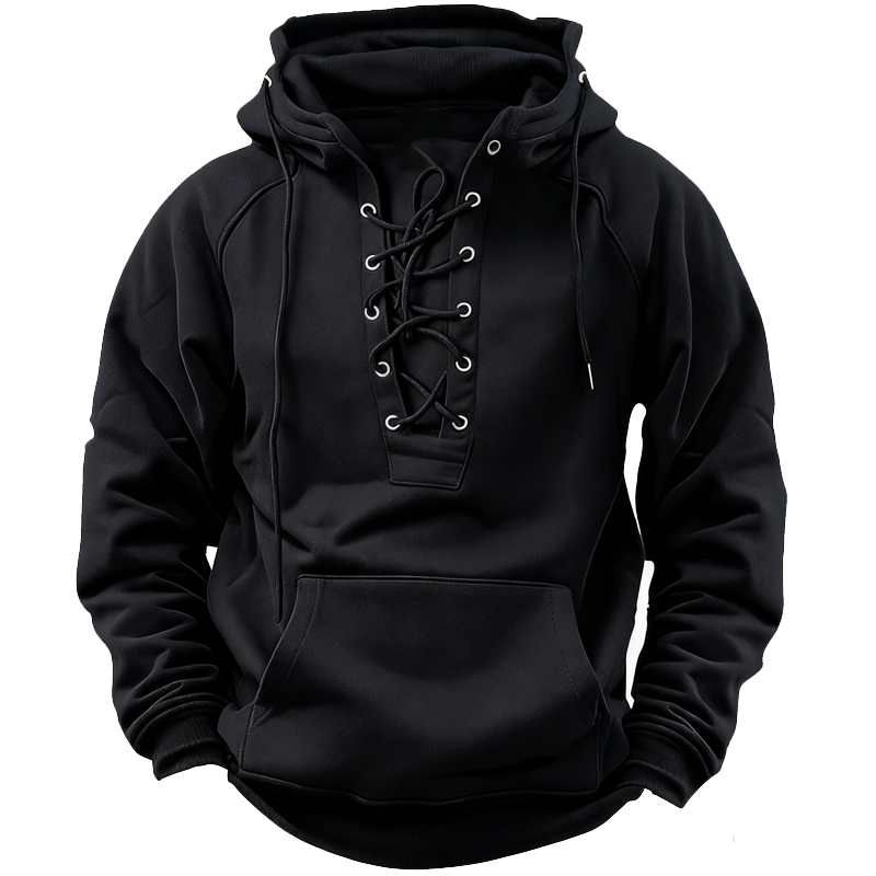 🎅 50% OFF | New Autumn/Winter Men's Solid Color Hooded Casual Sweatshirt