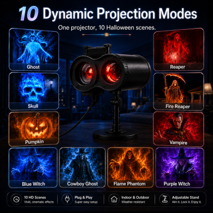 🎃5D High-Definition Halloween Projector