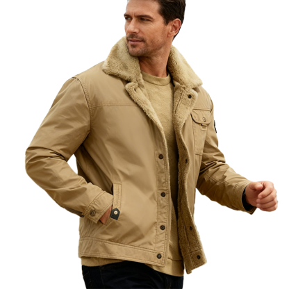 ⏰Promotion 50% OFF - Men’s Sherpa Jacket – New Arrival