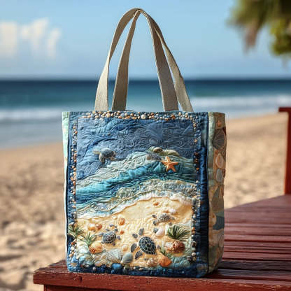 Flip-Flop Floater Quilted Tote  Bag
