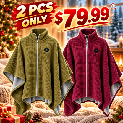 ✨Last Day 50% OFF🔥Wearable Heated Blanket Shawl | Portable USB-Powered Warmth for Home, Work & Outdoors