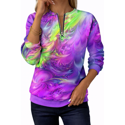 🎄Clearance Sale🔥Women's new half-zip sweatshirt