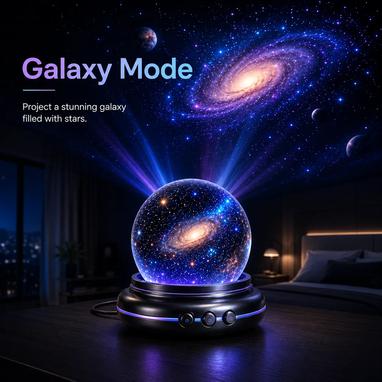 🌌🔮5D Mini Galaxy Star Projector🧸