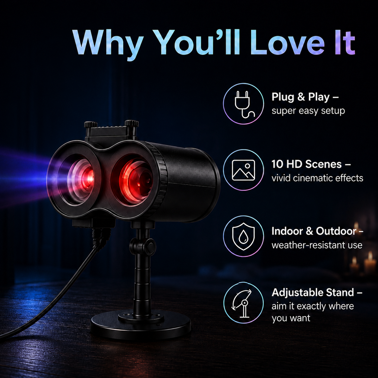 🎃5D High-Definition Halloween Projector