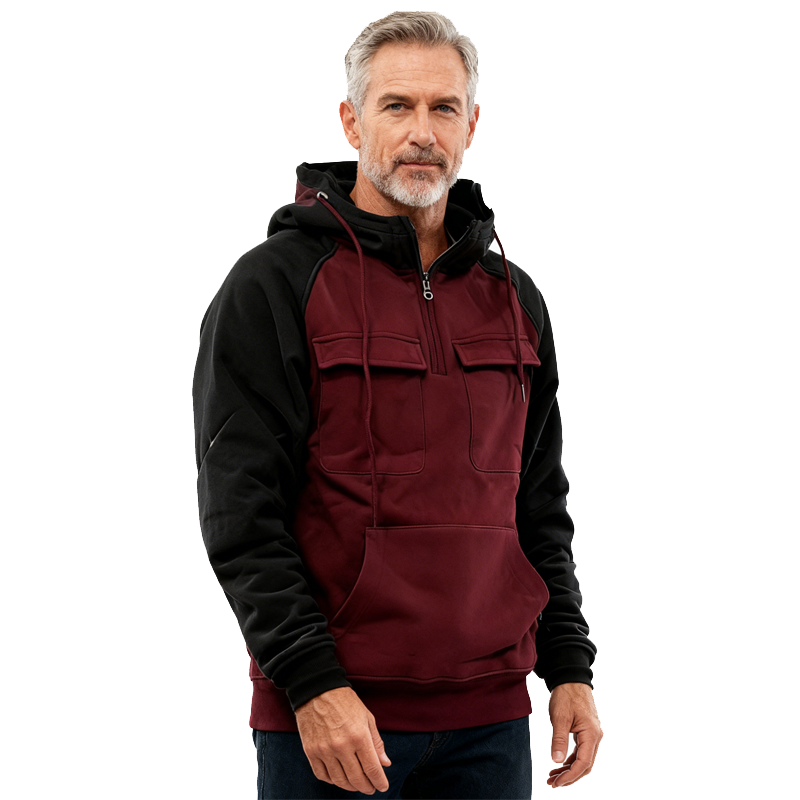 🎅 50% OFF | New Autumn/Winter Men's Solid Color Hooded Casual Sweatshirt
