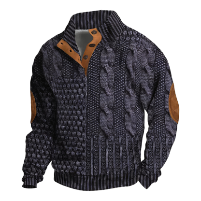 ⏰Promotion 50% OFF -Men’s Warm Comfortable Vintage Knit Sweater