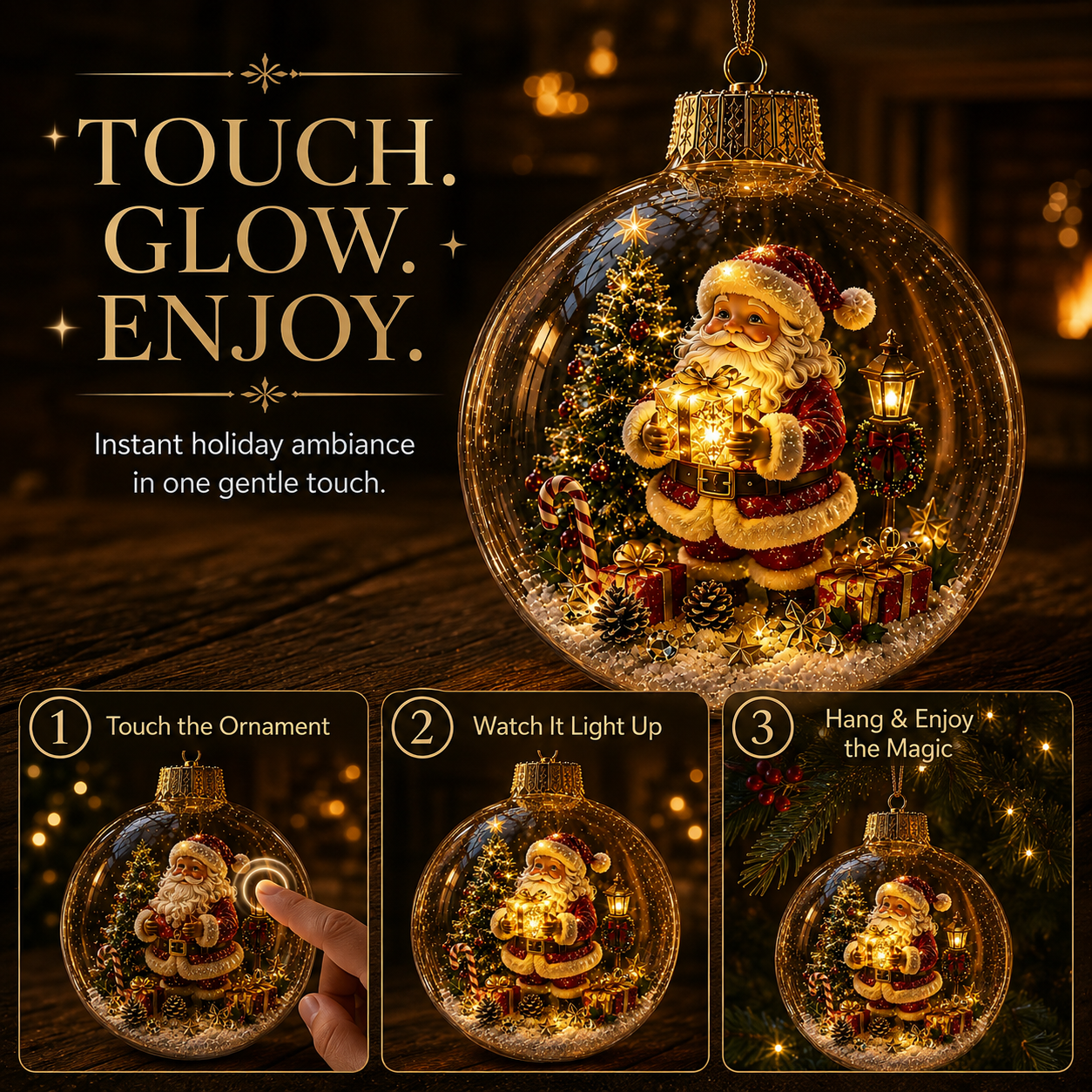 🔥 LIMITED-TIME 50% OFF — ✨🎄 Magical Light-Up Christmas Ornament