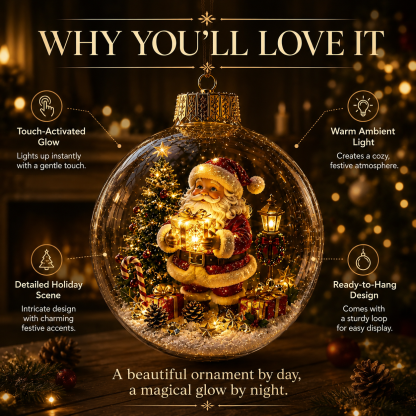 🔥 LIMITED-TIME 50% OFF — ✨🎄 Magical Light-Up Christmas Ornament