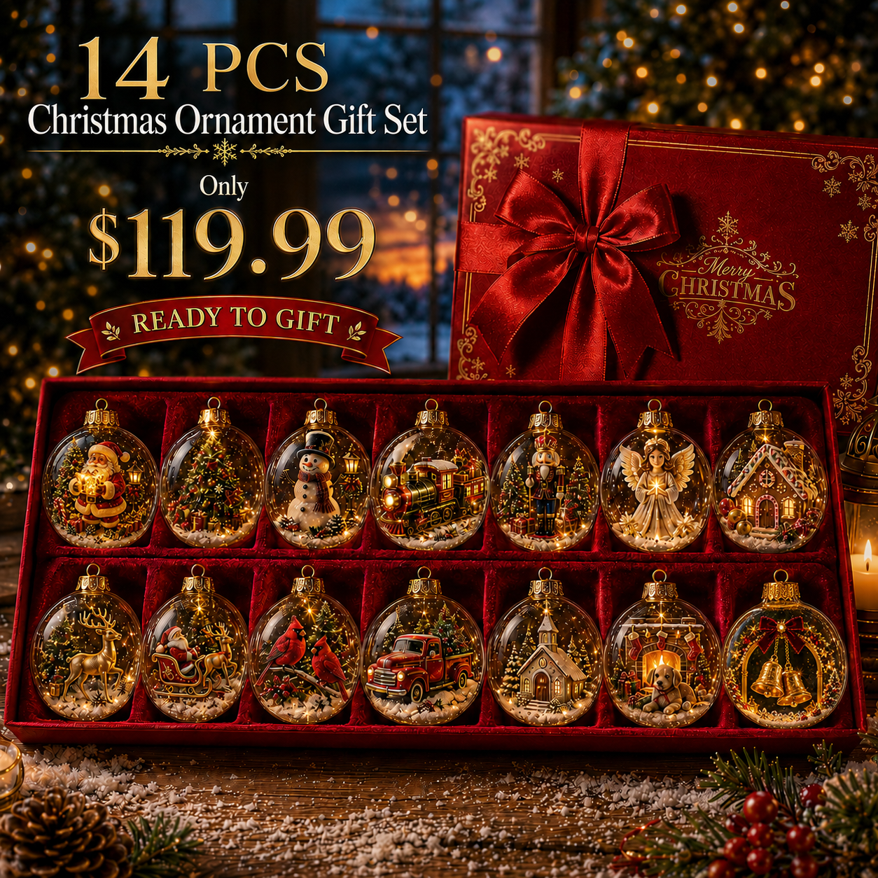 🔥 LIMITED-TIME 50% OFF — ✨🎄 Magical Light-Up Christmas Ornament