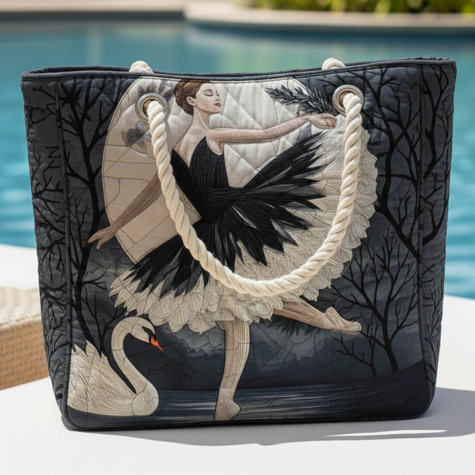 Elegant Ballerina Quilted Beach Bag GFTONT6483