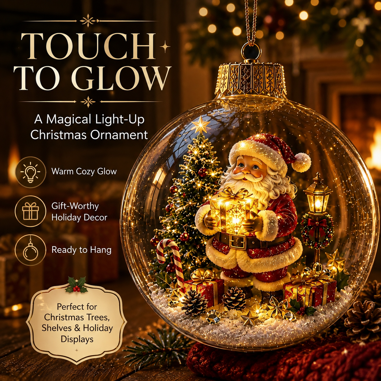 🔥 LIMITED-TIME 50% OFF — ✨🎄 Magical Light-Up Christmas Ornament