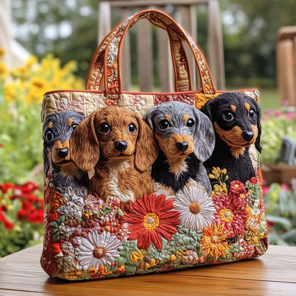 Low Rider Love Quilted Tote Bag