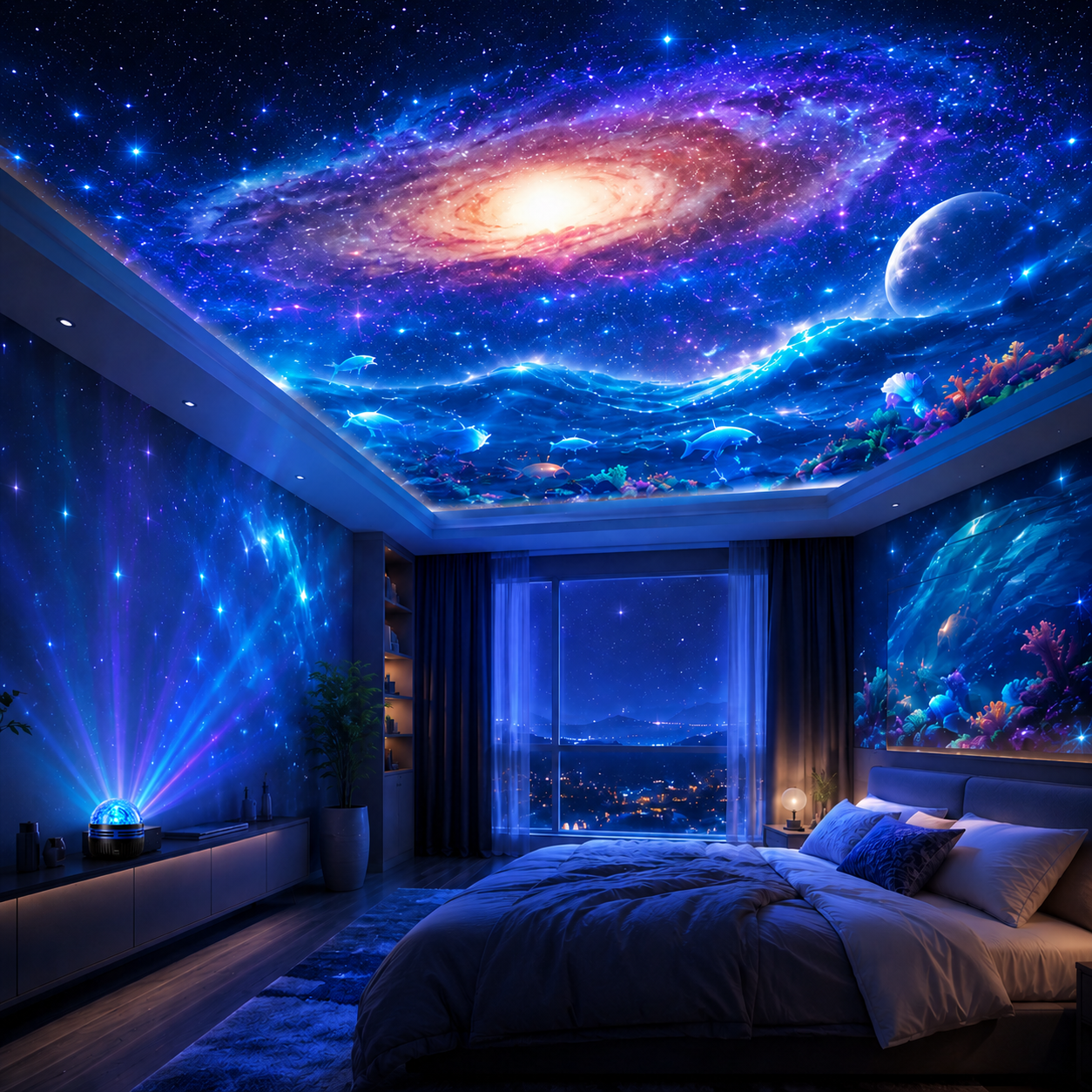 🌌5DMini Galaxy Star Projector🧸