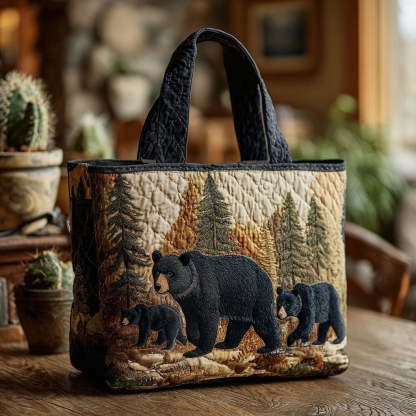 Cozy Den Quilted Tote  Bag