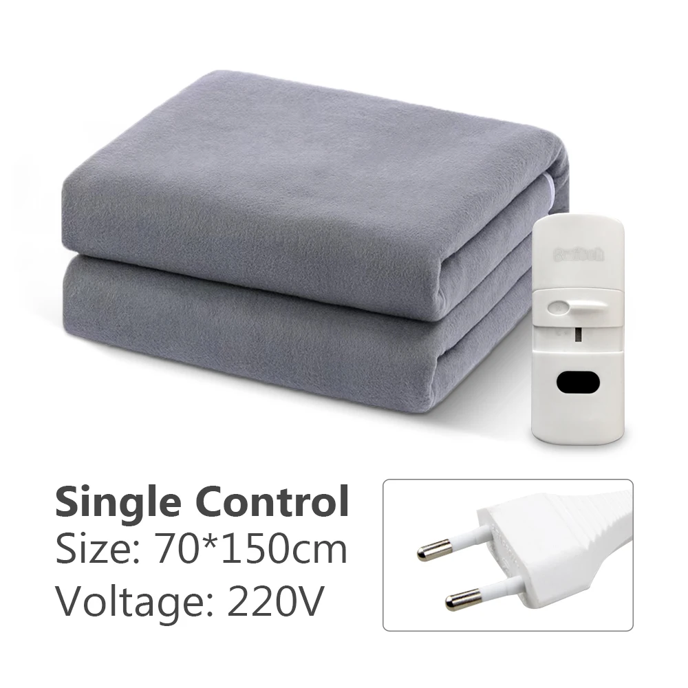 110V/220V Electric Heated Blanket Smart Control Winter Warmer Carpet Mat for Home Bedroom