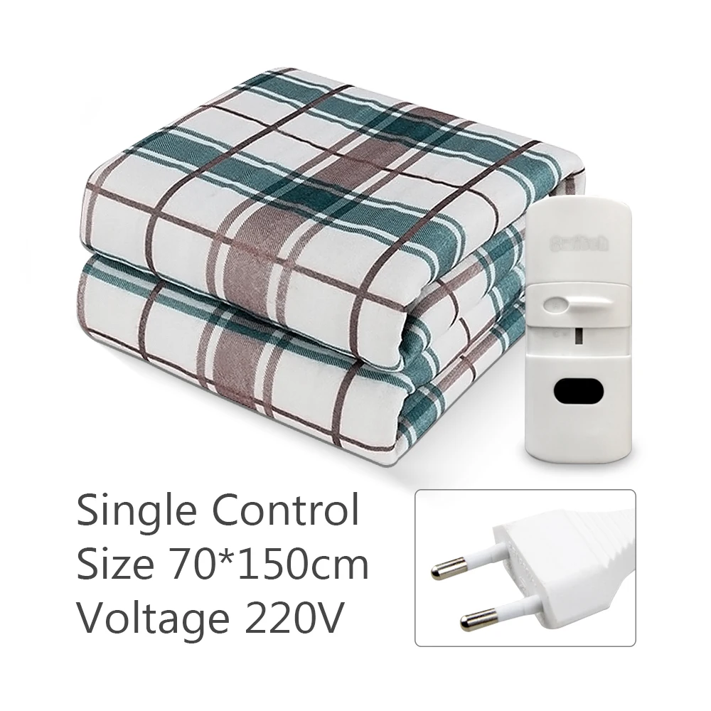 110V/220V Electric Heated Blanket Smart Control Winter Warmer Carpet Mat for Home Bedroom
