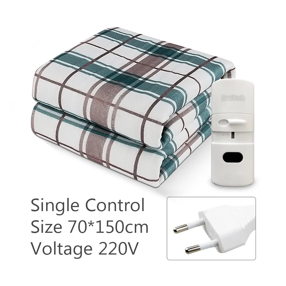 110V/220V Electric Heated Blanket Smart Control Winter Warmer Carpet Mat for Home Bedroom