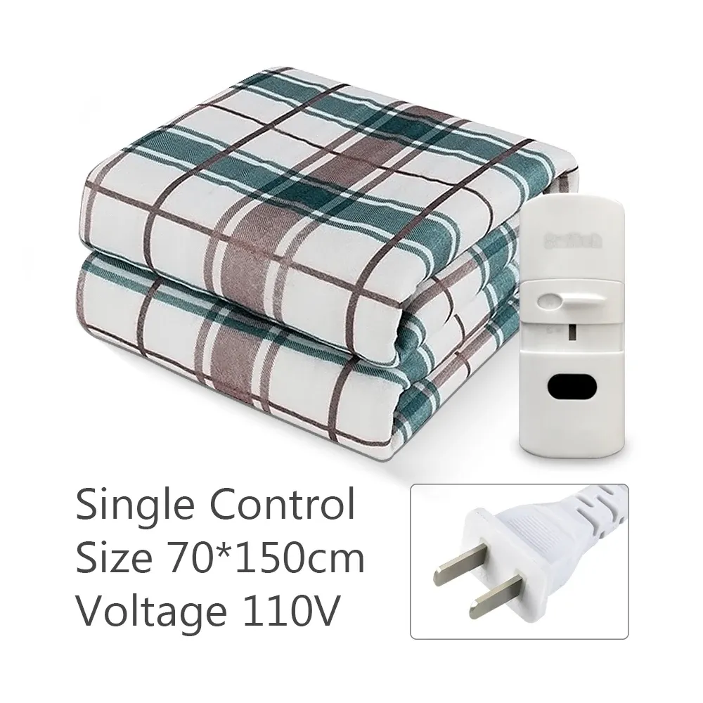 110V/220V Electric Heated Blanket Smart Control Winter Warmer Carpet Mat for Home Bedroom