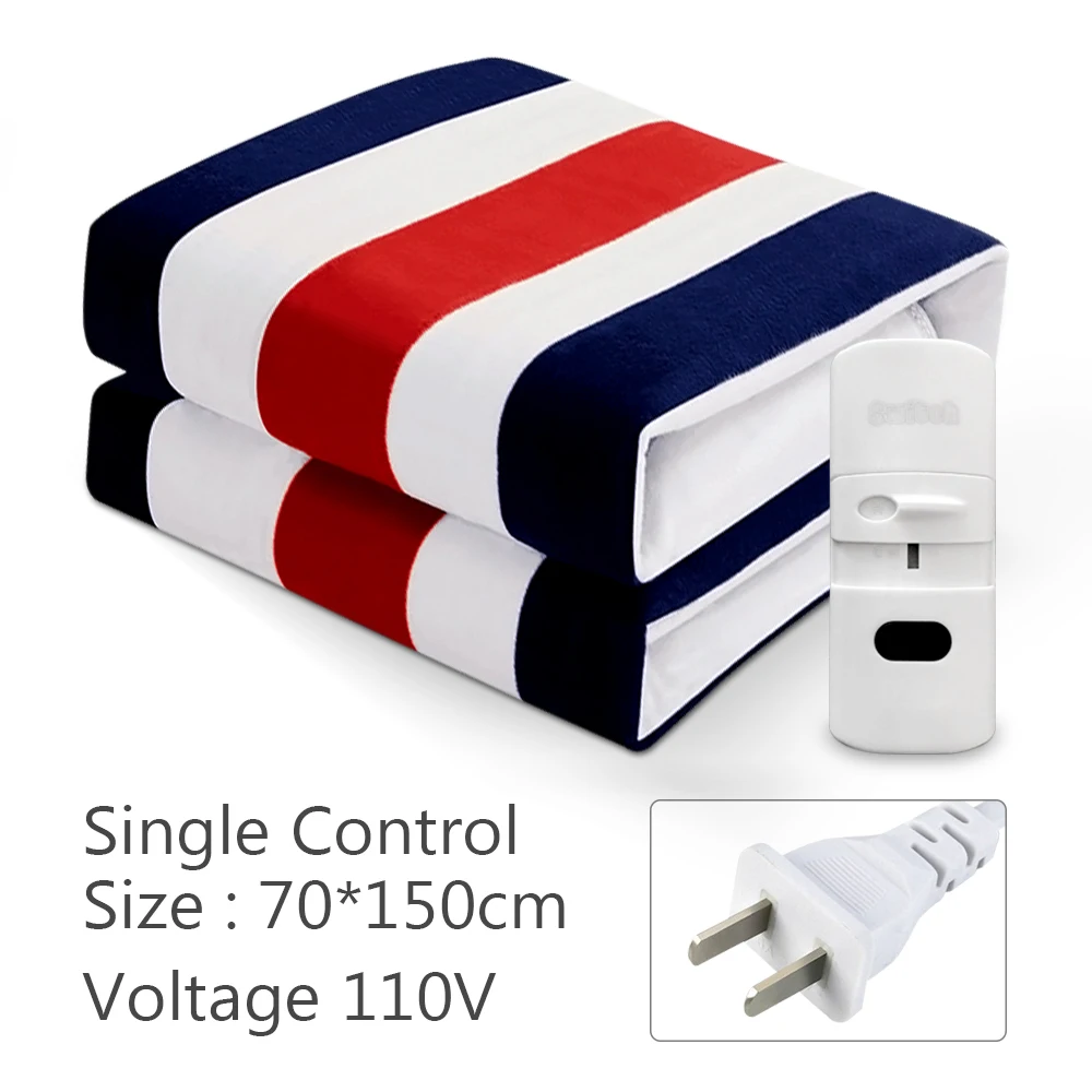 110V/220V Electric Heated Blanket Smart Control Winter Warmer Carpet Mat for Home Bedroom