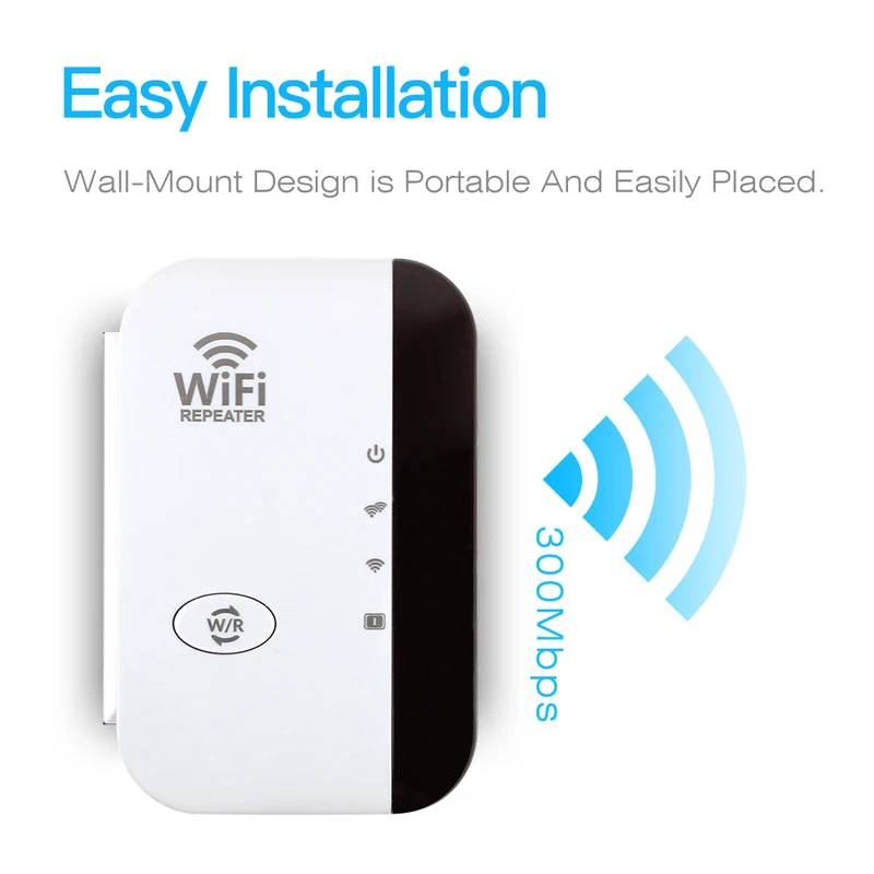 300Mbps Wireless WIFI Repeater FENVI Remote Wifi Extender Amplifier 802.11N WiFi Booster