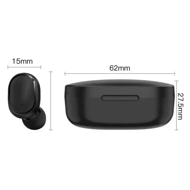 Wireless Bluetooth Earphones TWS Headset E6S Earbuds Noise Cancelling Headphones with Microphone 