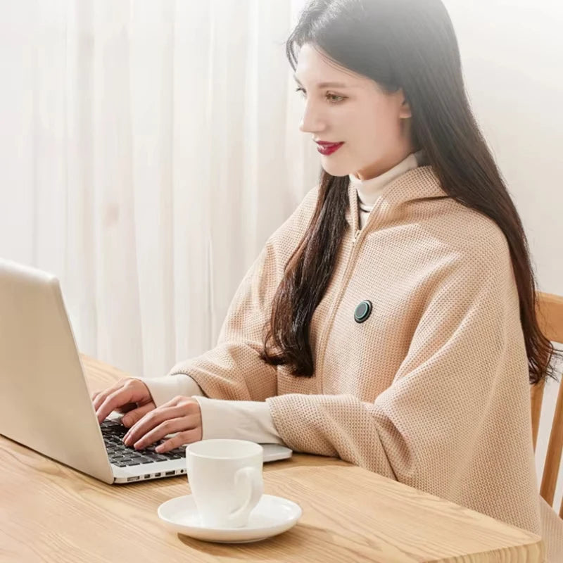 USB Electric Blanket Xiaomi Winter Portable Warm Blanket Washable Shoulder and Knee Fast Heating Home Camping-ShoptAI