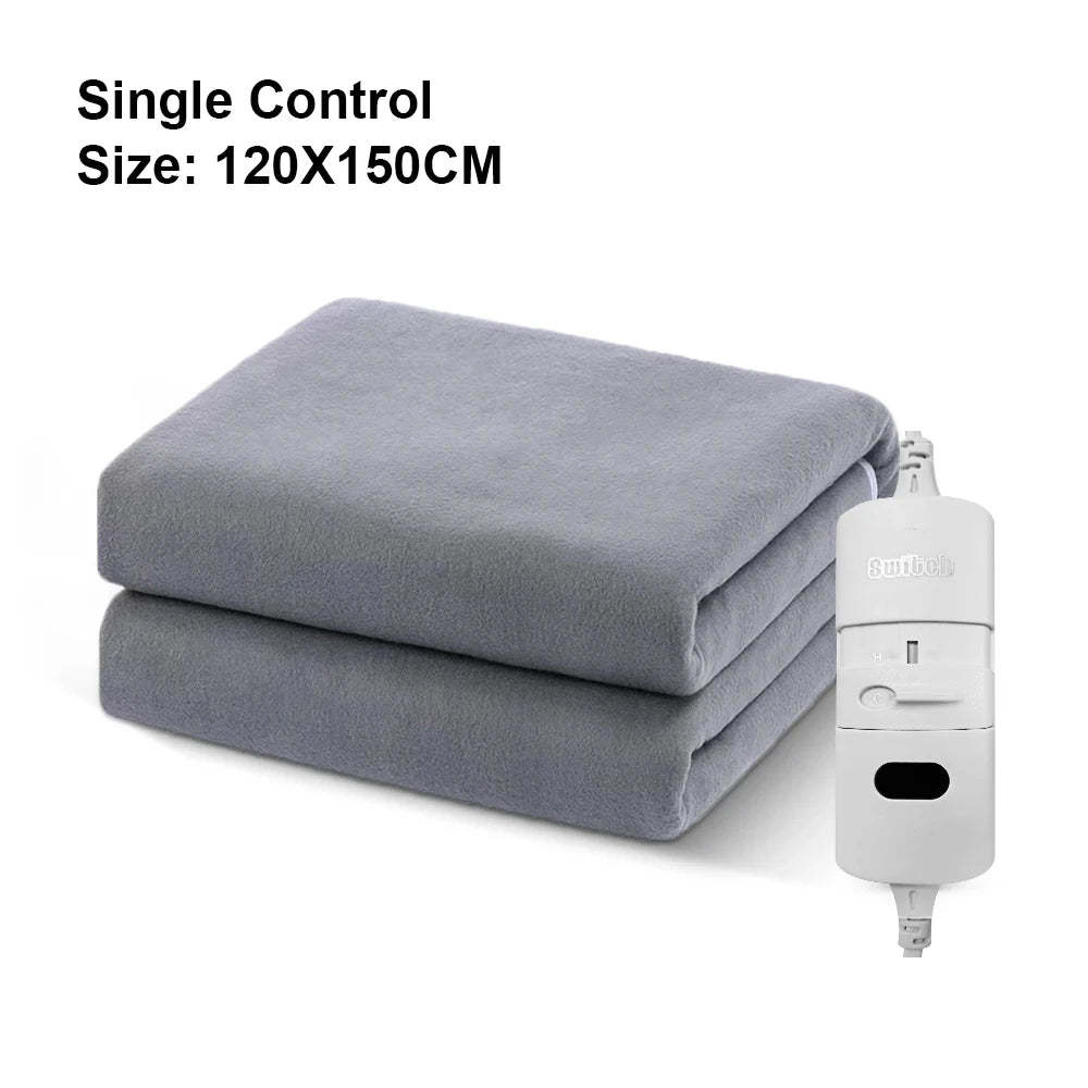 Electric Heating Blanket 220V Thicker Automatic Thermostat Heated Blanket Body Warmer Thermal Mattress for Room EU-ShoptAI